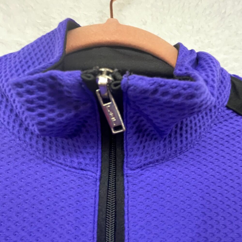 Lauren Ralph Lauren Shirt Womens Small Purple 1/4 Pullover Active Athletic Gym - Picture 6 of 12